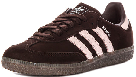 Adidas Samba OG W In Donkerbruin Roze Voor Dames