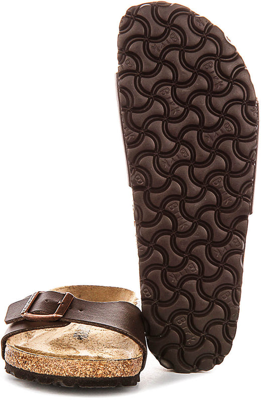 Birkenstock Madrid Bs in Donkerbruin | Smalle Pasvorm