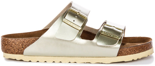 Birkenstock Arizona Kids BS in Oro Metallico per Ragazzi