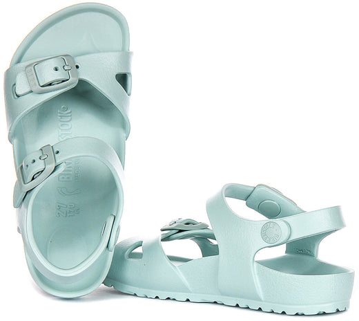 Birkenstock Rio Eva Kids in Verde | Taglio Stretto