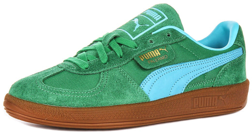 Puma Palermo Vintage en Vert Bleu