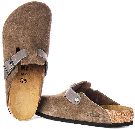 Birkenstock Boston BS i Brun | Normal passform