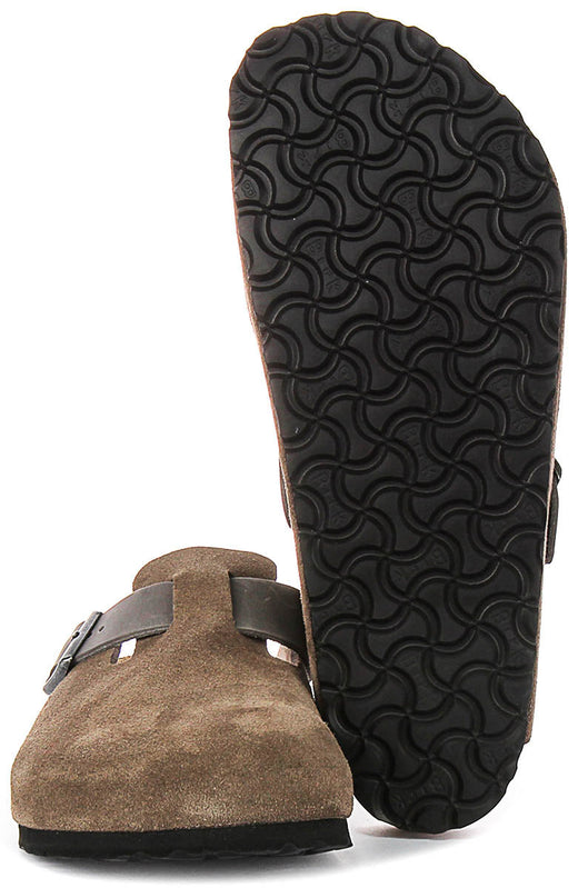 Birkenstock Boston BS i Brun | Normal passform