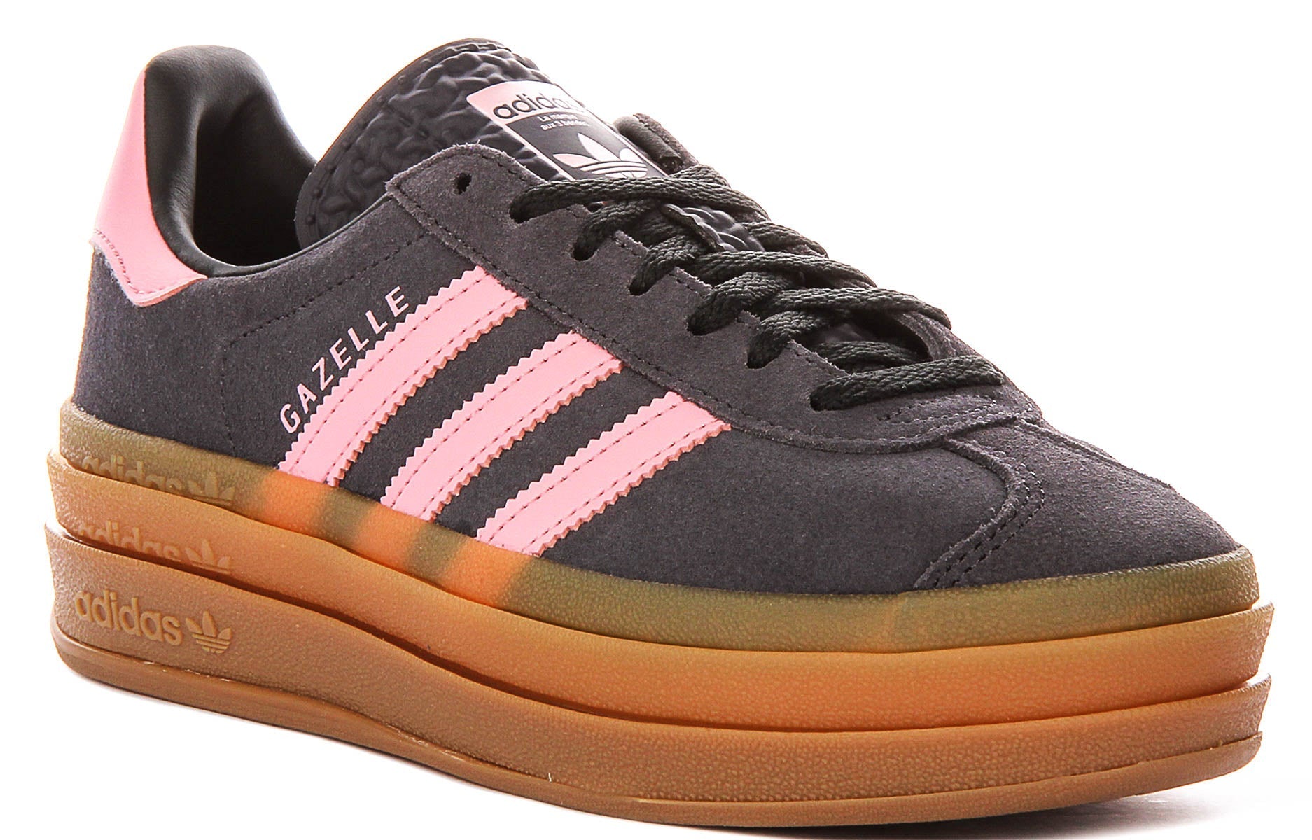 Adidas Gazelle Bold J i grårosa för ungdom