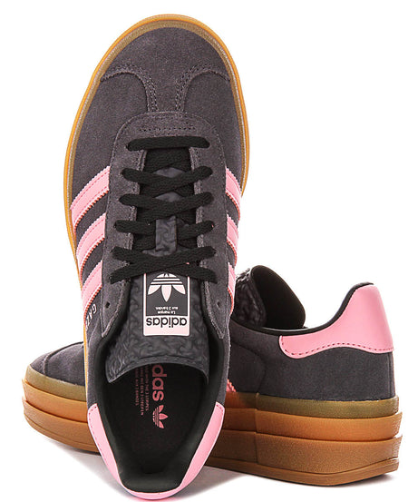 Adidas Gazelle Bold J i grårosa för ungdom