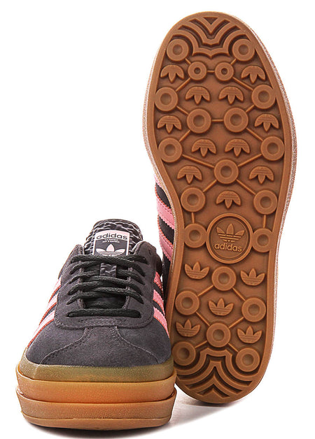 Adidas Gazelle Bold J i grårosa för ungdom