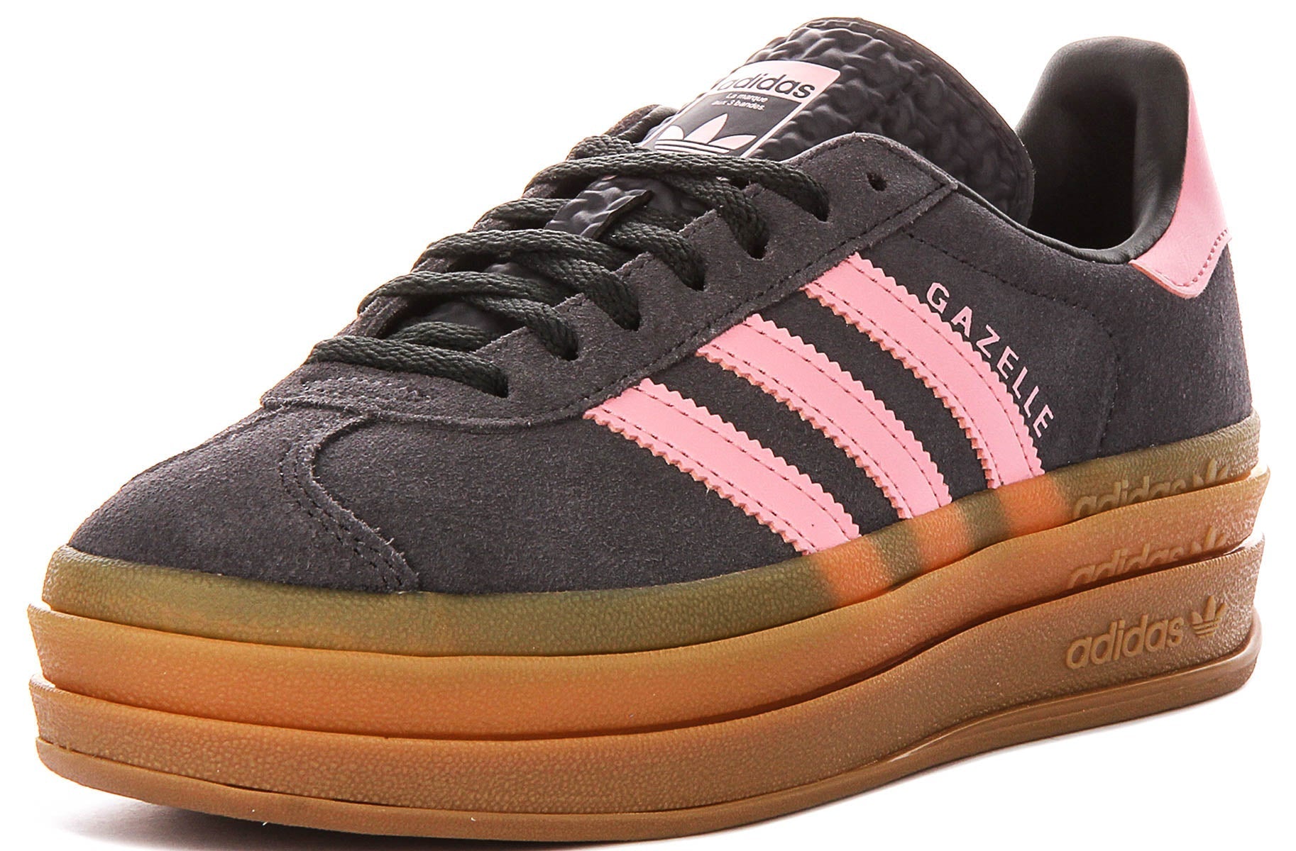 Adidas Gazelle Bold J i grårosa för ungdom