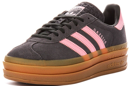 Adidas Gazelle Bold J i grårosa för ungdom