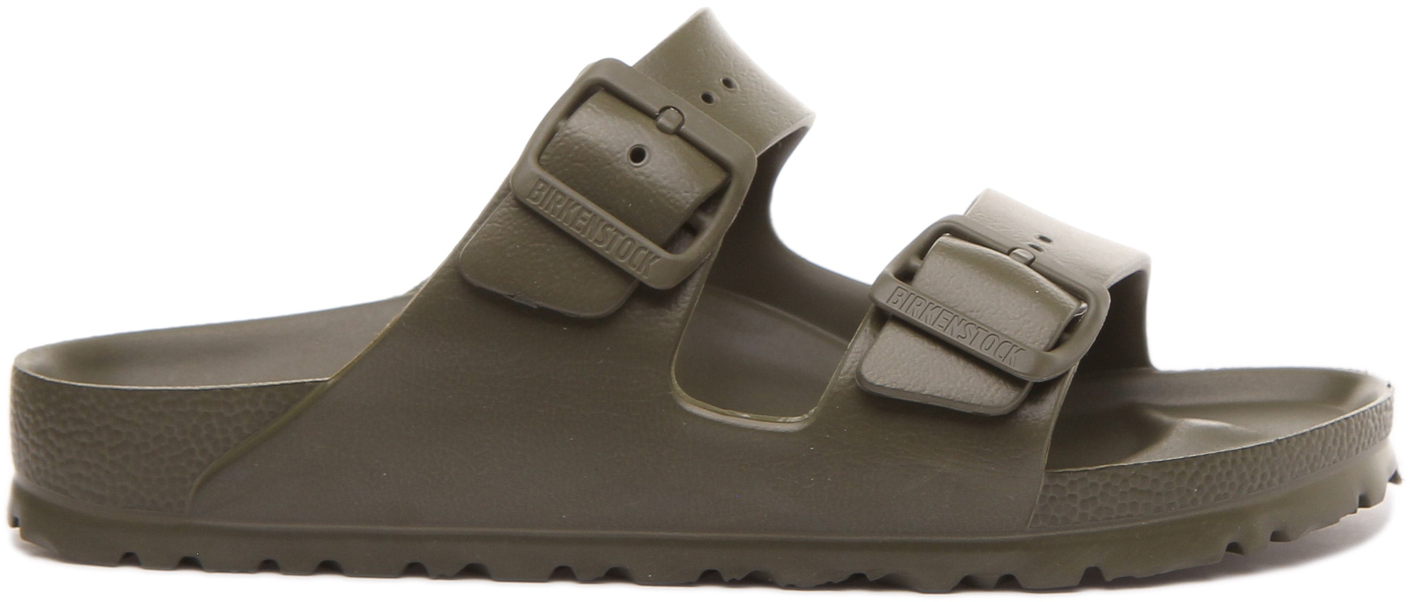 Sandale Birkenstock Arizona EVA à double lanière pour femme en kaki