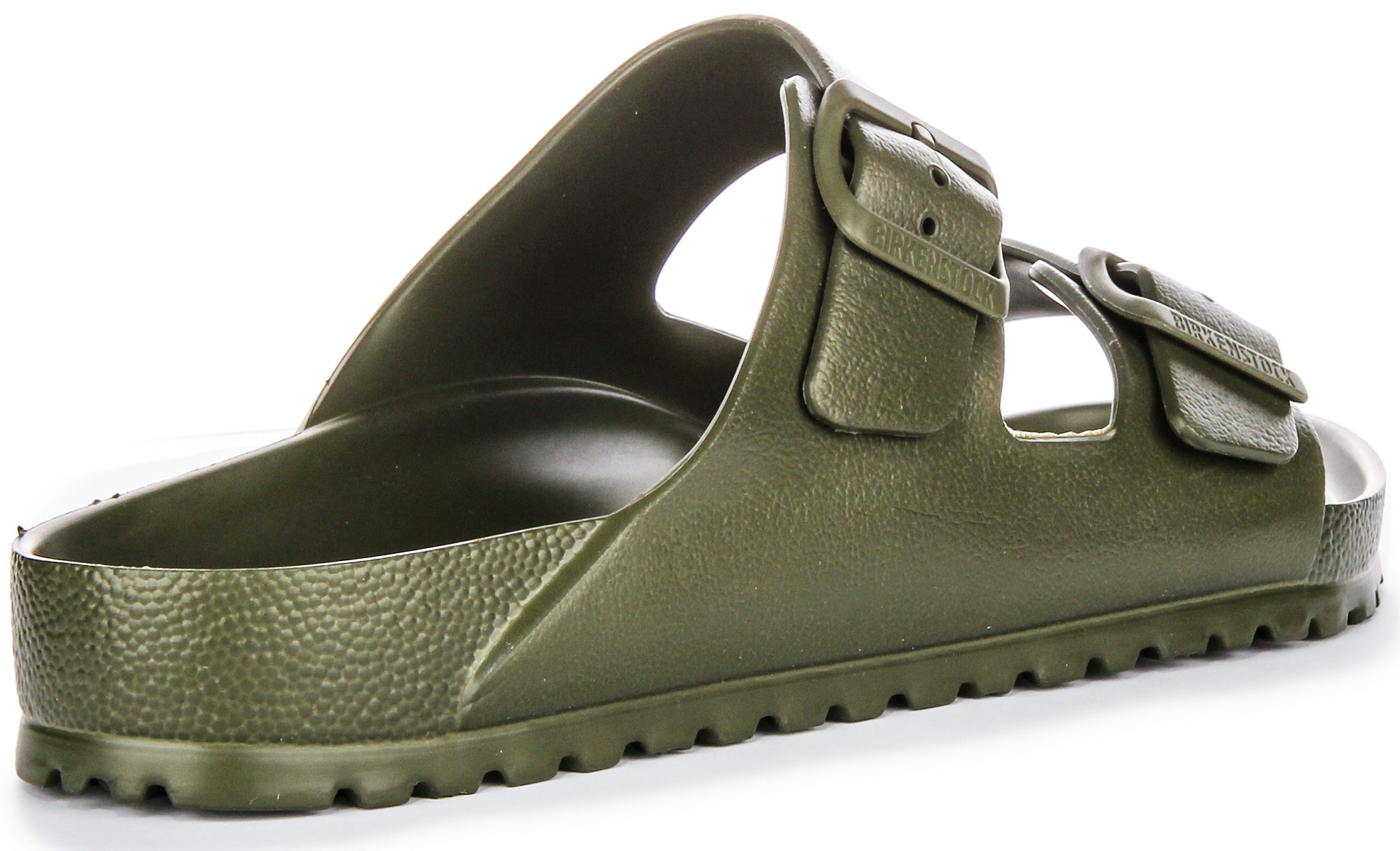 Birkenstock Arizona EVA Sandalen met Twee Bandjes van Rubber in EVA-stijl in Kaki