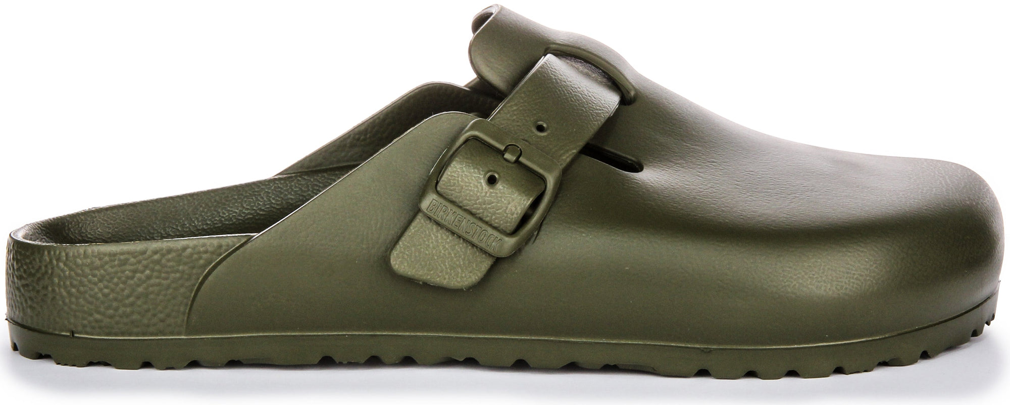 Birkenstock Boston EVA Klompen van Hoogwaardig en Geurloos EVA Rubber in Kaki