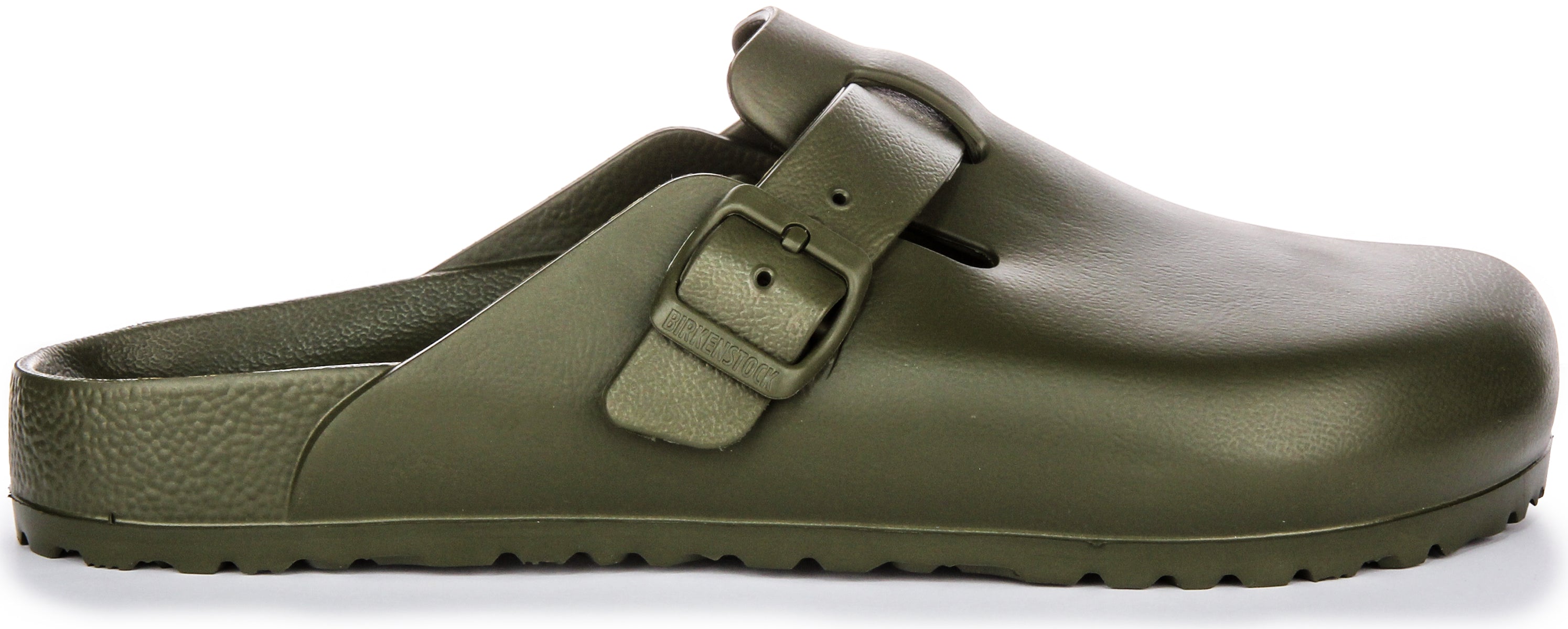 Birkenstock Boston EVA Klompen van Hoogwaardig en Geurloos EVA Rubber in Kaki