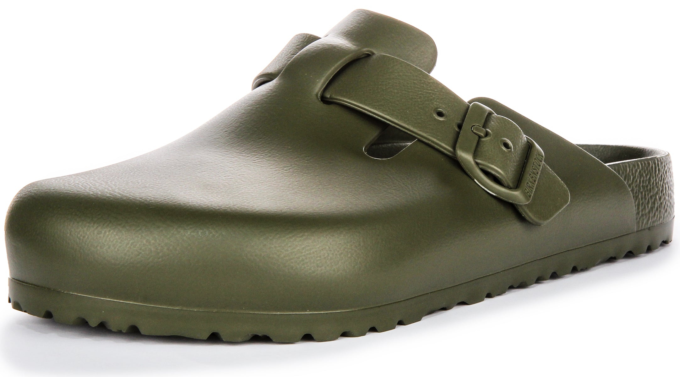 Birkenstock Boston EVA Klompen van Hoogwaardig en Geurloos EVA Rubber in Kaki