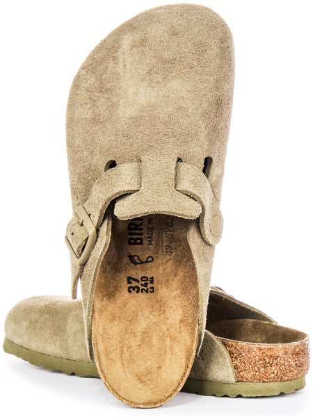 Birkenstock Boston Bs en Kaki | Coupe Régulière