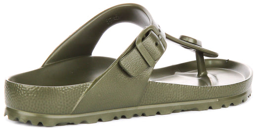 Birkenstock Gizeh Eva In Khaki | Regular Fit