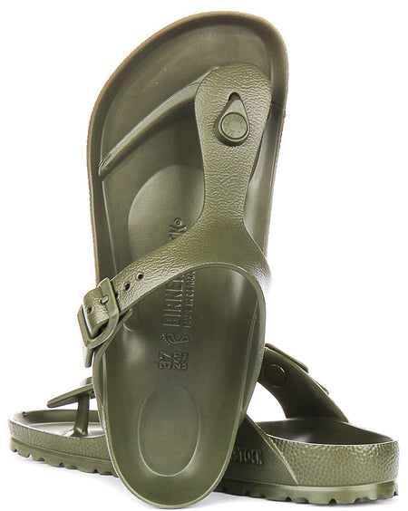 Birkenstock Gizeh Eva In Khaki | Regular Fit