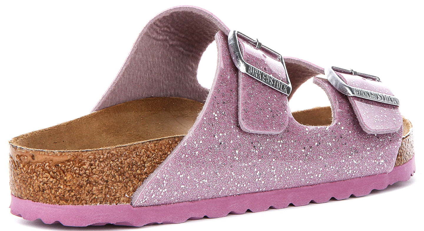 Birkenstock Arizona Kids Bs In Lavender For Juniors | Regular Fit