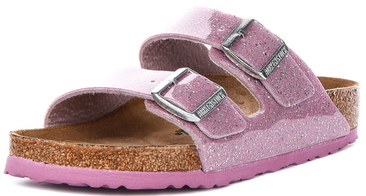 Birkenstock Arizona Kids Bs In Lavender For Juniors | Regular Fit