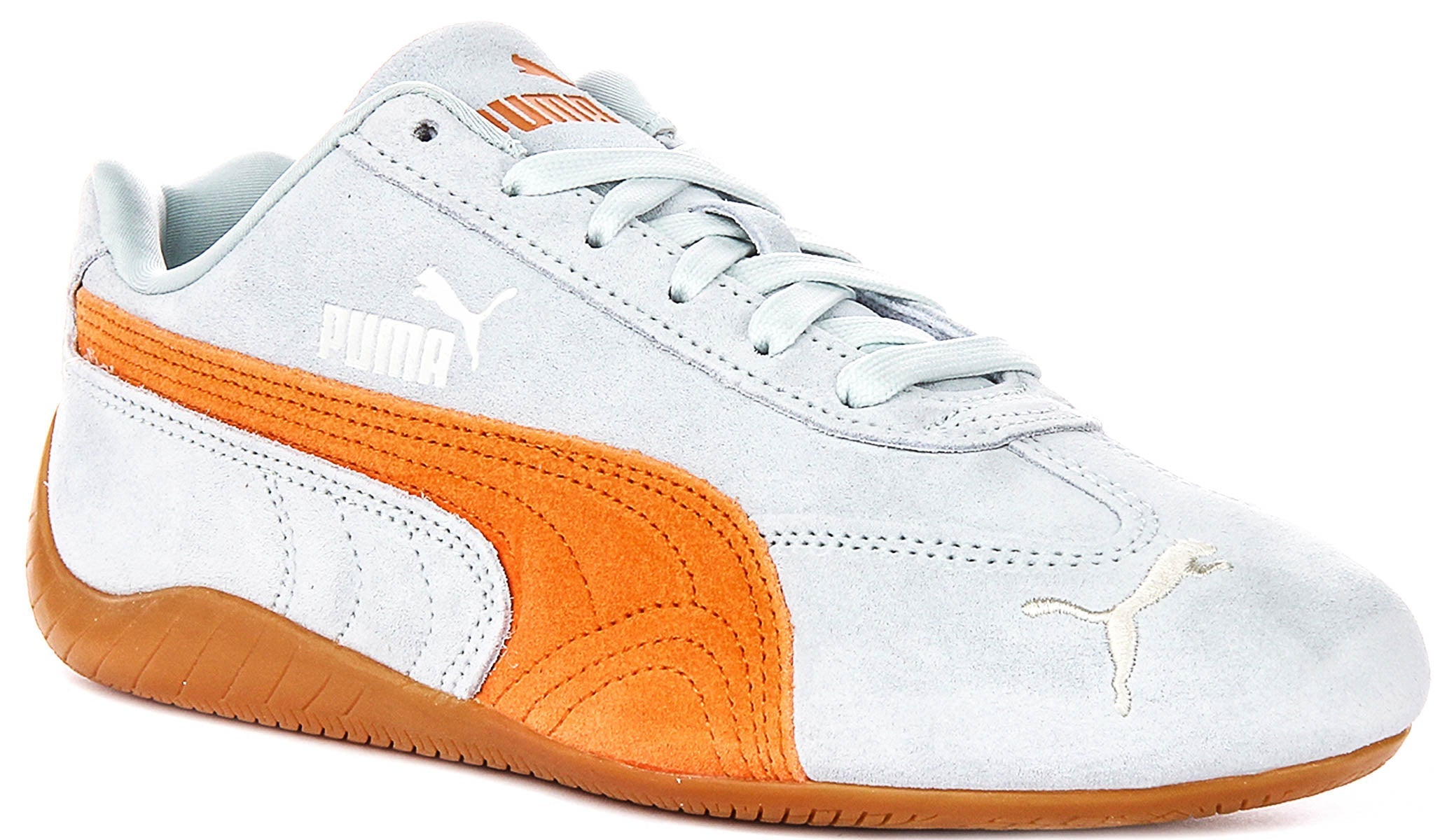 Puma Speedcat OG in lichtblauw oranje voor dames