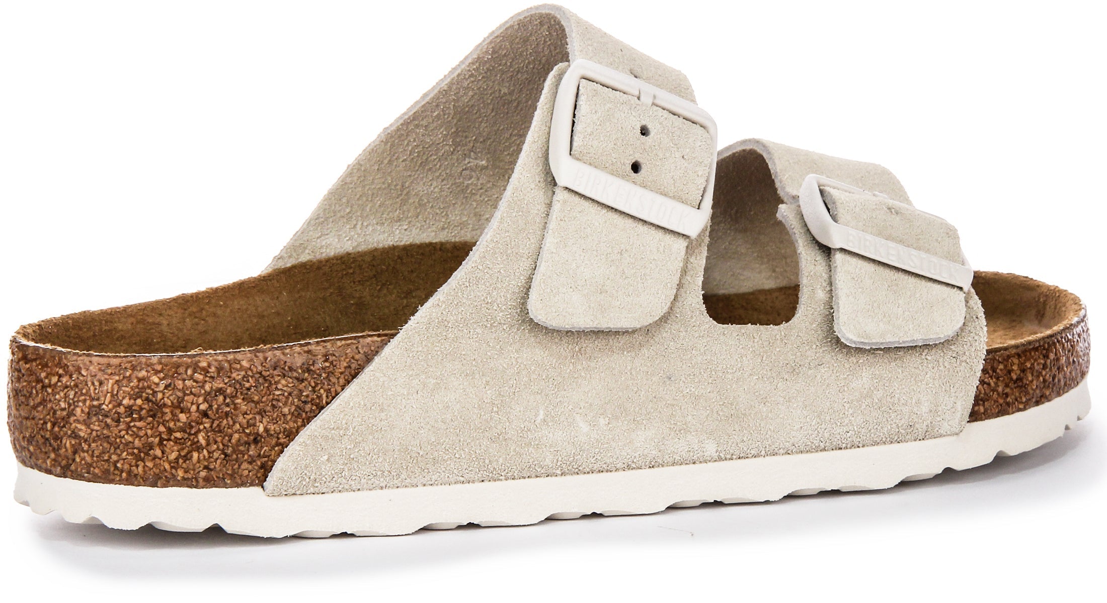Birkenstock Arizona Bs Suède in Lichtgrijs | Standaard Pasvorm