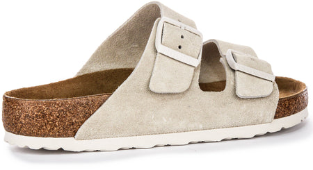 Birkenstock Arizona Bs Suède in Lichtgrijs | Standaard Pasvorm