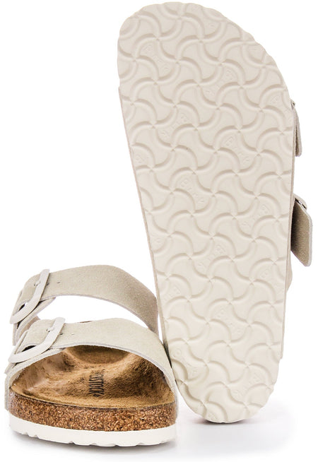 Birkenstock Arizona Bs Suède in Lichtgrijs | Standaard Pasvorm