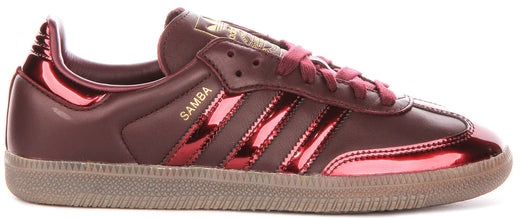 Adidas Samba OG W en bordeaux métallique pour femmes