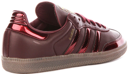 Adidas Samba OG W in Kastanjebruin Metallic voor Dames