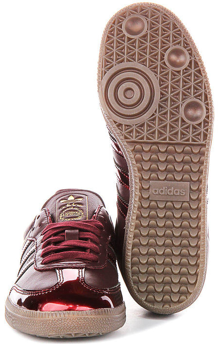 Adidas Samba OG W in Kastanjebruin Metallic voor Dames
