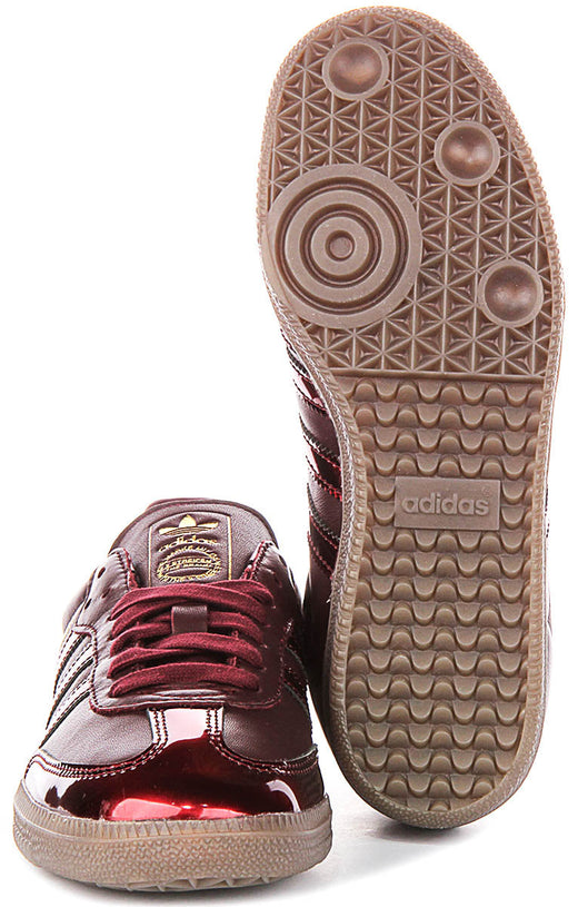 Adidas Samba OG W en bordeaux métallique pour femmes