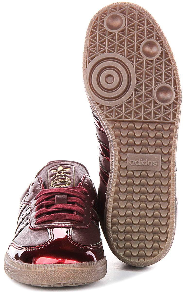 Adidas Samba OG W in Kastanjebruin Metallic voor Dames