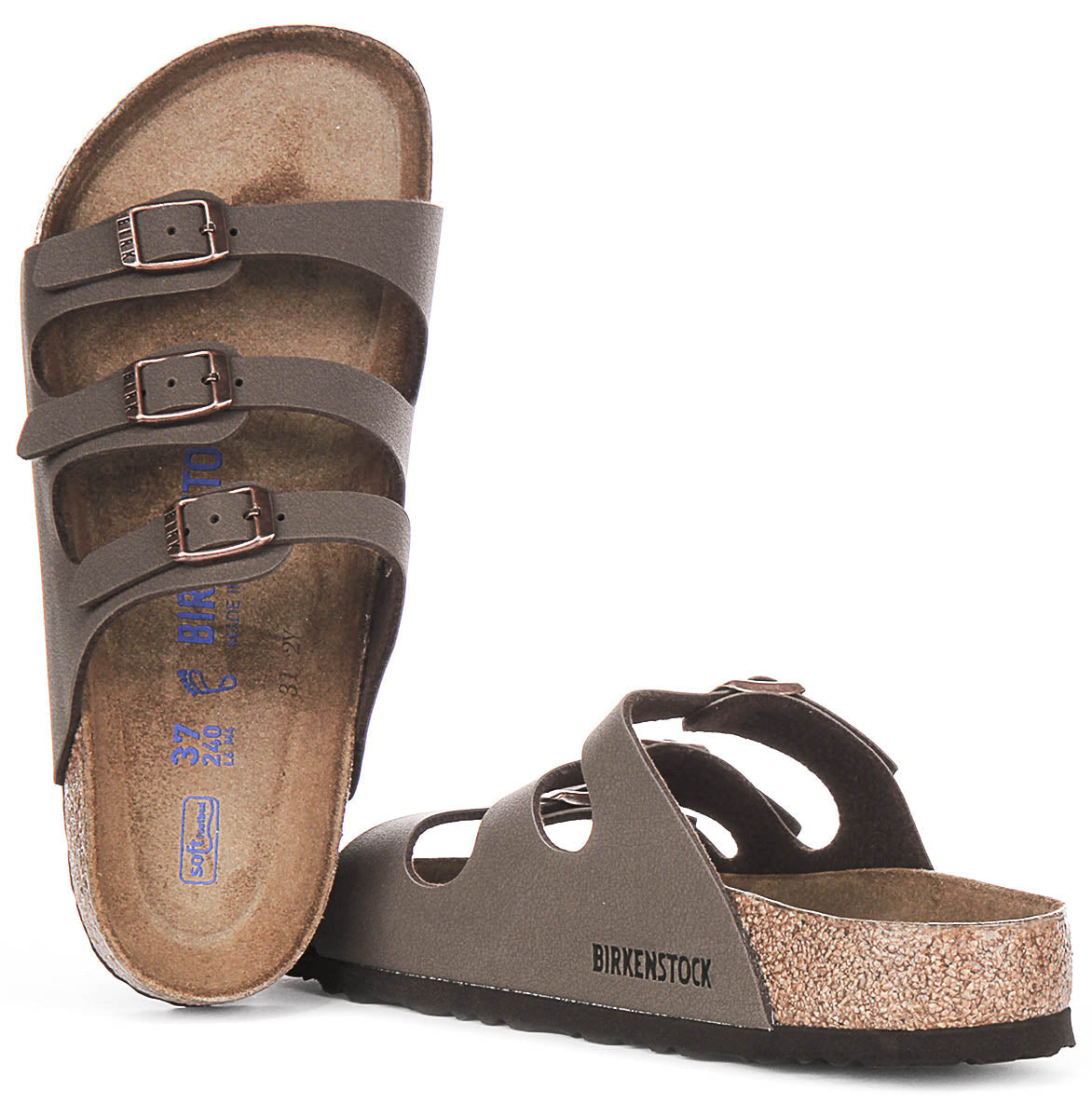 Birkenstock Florida Suola Morbida in Moca | Taglio Standard