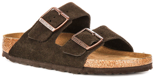 Birkenstock Arizona Softfootbed i Moka | Smal passform