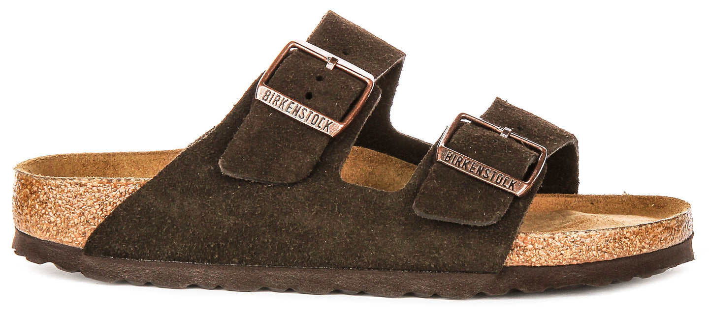 Birkenstock Arizona Softfootbed i Moka | Smal passform