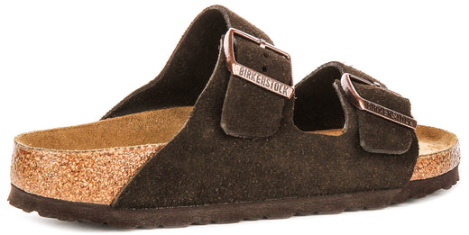 Birkenstock Arizona Softfootbed i Moka | Smal passform