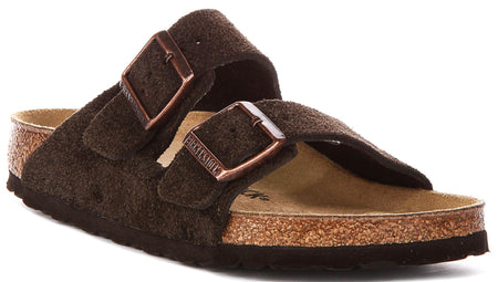 Birkenstock Arizon Bs in Moca Suède | Normale Pasvorm