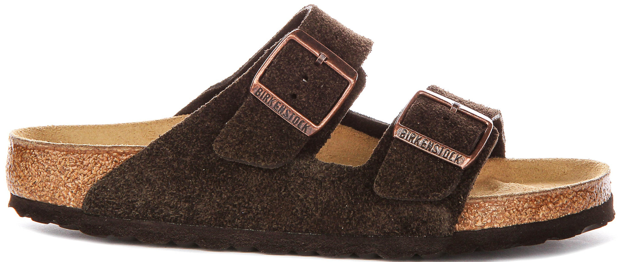 Birkenstock Arizon Bs in Moca Suède | Normale Pasvorm