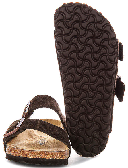 Birkenstock Arizon Bs in Moca Suède | Normale Pasvorm