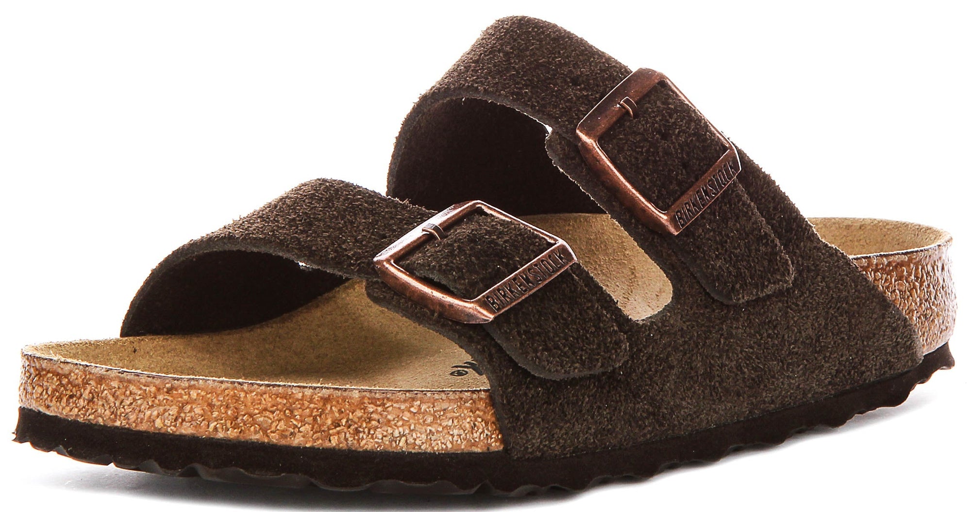 Birkenstock Arizon Bs in Moca Suède | Normale Pasvorm