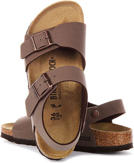 Birkenstock New York Kids in Moca per Ragazzi | Vestibilità Stretta