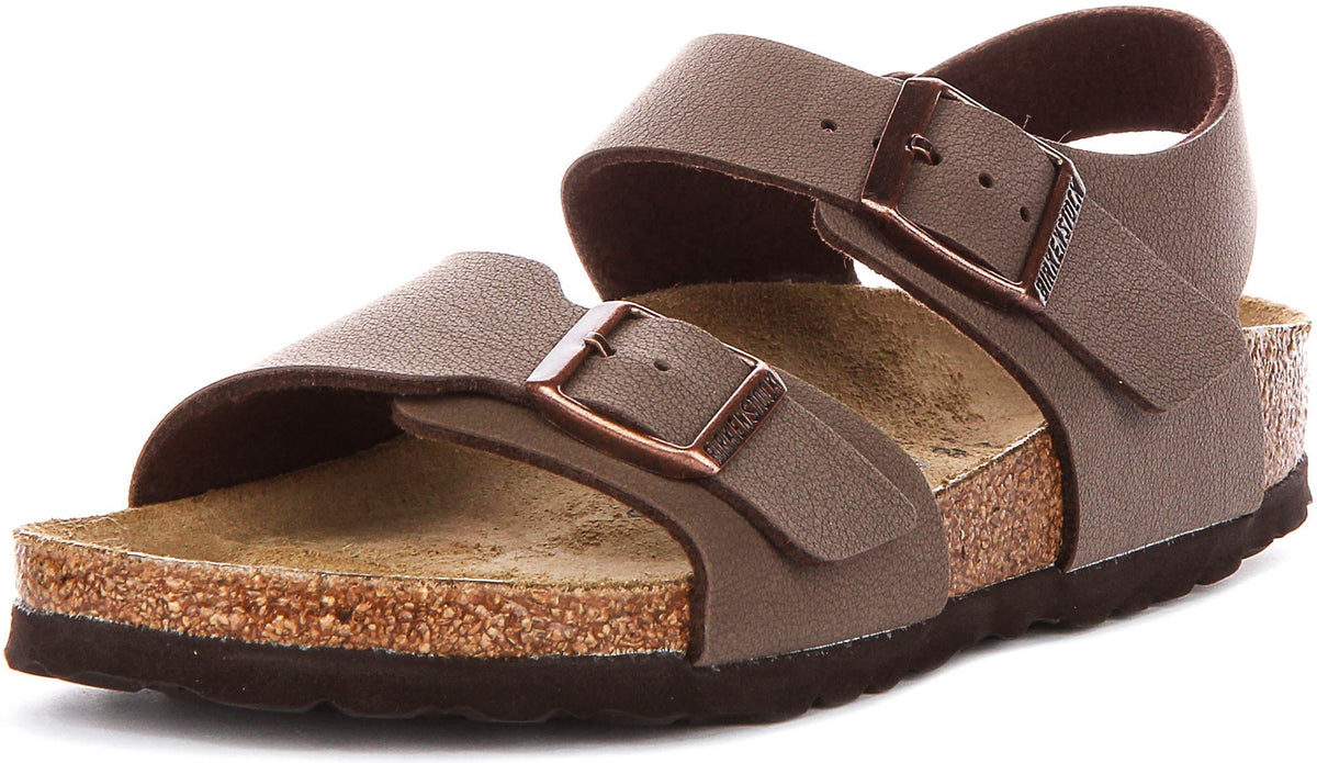 Birkenstock New York Kids in Moca per Ragazzi | Vestibilità Stretta