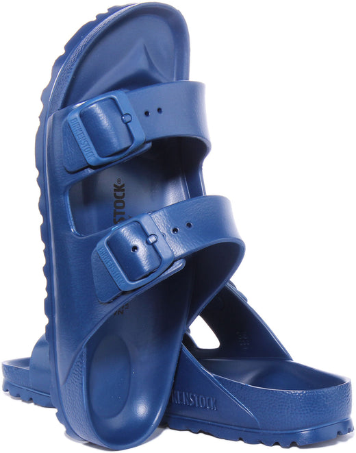 Birkenstock Arizona EVA dames sandalen met dubbele band in marineblauw