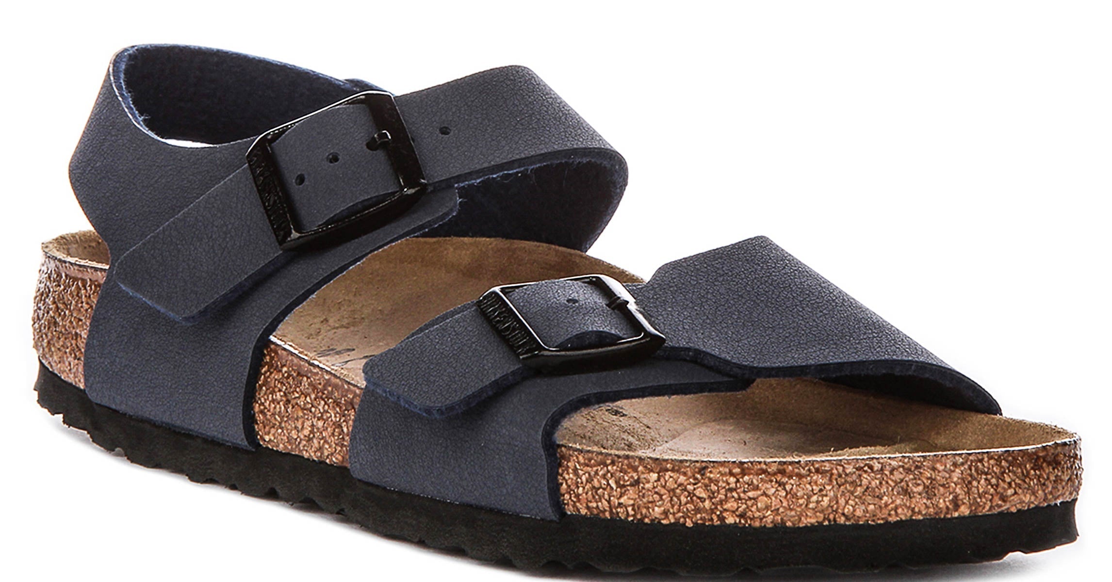 Birkenstock New York in Navy for Juniors | Narrow Fit