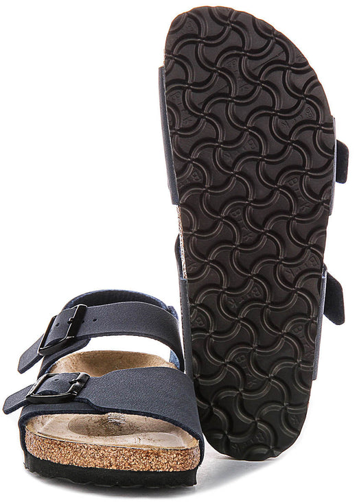 Birkenstock New York in Navy for Juniors | Narrow Fit