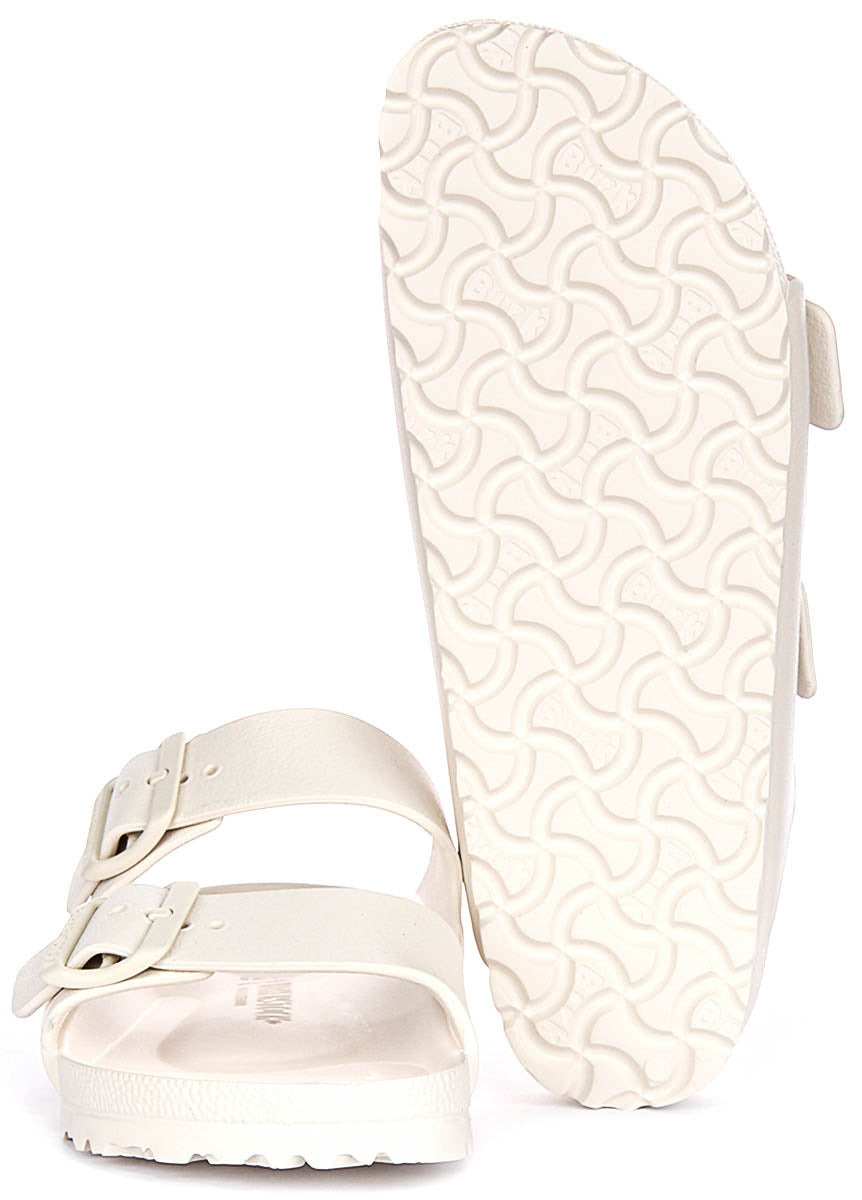 Birkenstock Arizona Eva in Off White | Smalle Pasvorm