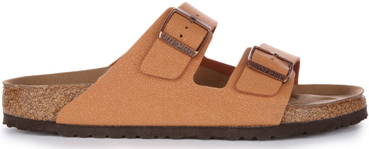 Birkenstock Arizona BS Sandale végane Birko Flor à deux lanières poure en pêche