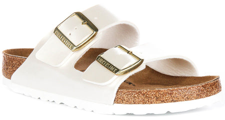 Birkenstock Arizona BS in Parelwit voor Kinderen | Standaard Pasvorm