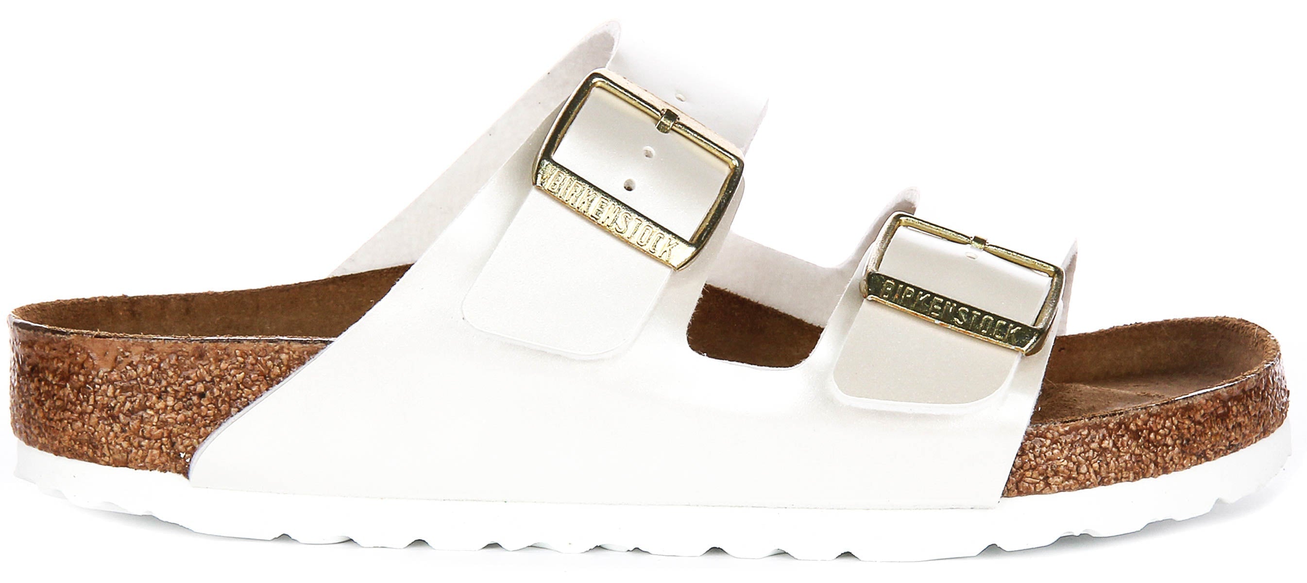Birkenstock Arizona BS in Parelwit voor Kinderen | Standaard Pasvorm