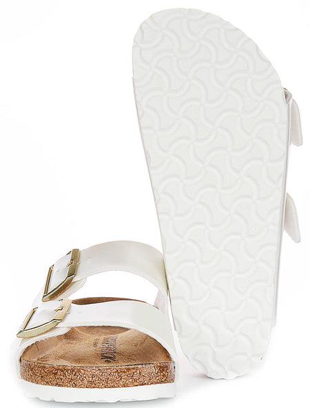 Birkenstock Arizona BS in Parelwit voor Kinderen | Standaard Pasvorm