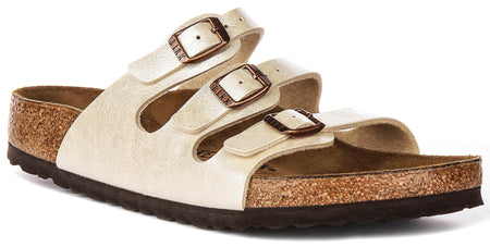 Birkenstock Florida BS in Parelwit | Standaard Pasvorm